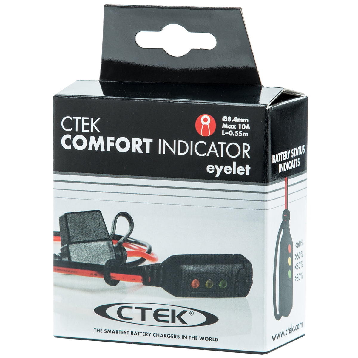 CTEK Comfort Cosses De Câble Avec Indicateur De Charge, M8