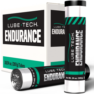 Lube-Tech Endurance Heavy Duty Outdoor Calcium Sulfonate Grease – Ideal for High Temps, Marine, Farm, Automotive, Construction, or Hauling – NLGI #1 – 10 Pack of 14oz Tubes