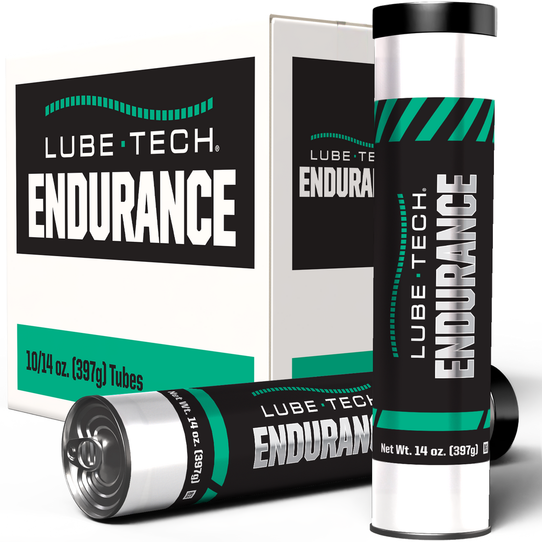 Lube-Tech Endurance Heavy Duty Outdoor Calcium Sulfonate Grease – Ideal for High Temps, Marine, Farm, Automotive, Construction, or Hauling – NLGI #1 – 10 Pack of 14oz Tubes