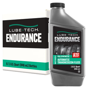 Lube-Tech Endurance Full Synthetic Multi-Vehicle ATF – Automatic Transmission Fluid – 1 Quart – Case of 6