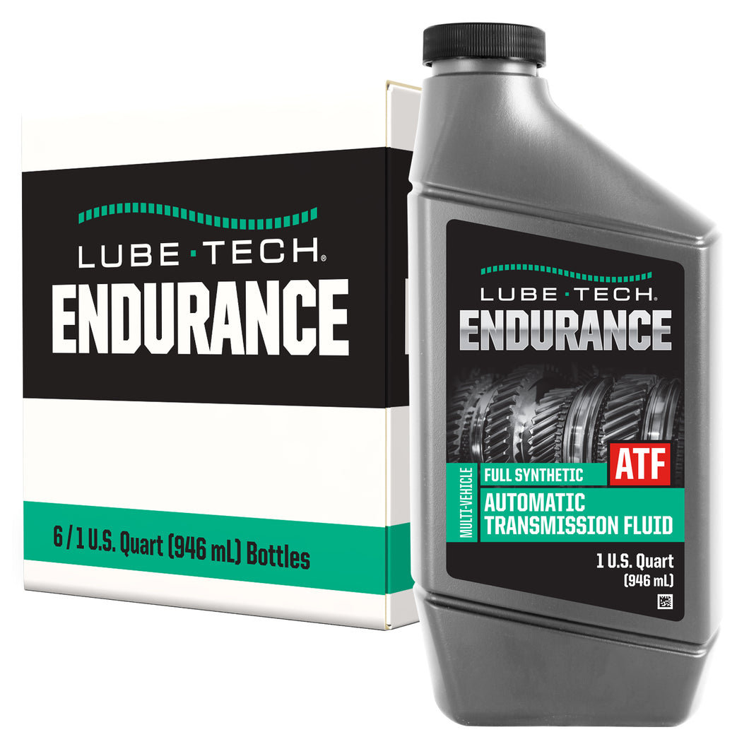 Lube-Tech Endurance Full Synthetic Multi-Vehicle ATF – Automatic Transmission Fluid – 1 Quart – Case of 6