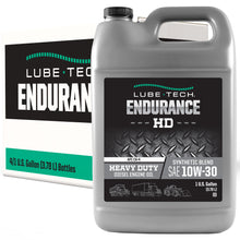 Load image into Gallery viewer, Lube-Tech Endurance Heavy Duty Synthetic Blend 10W-30 CK-4 Diesel Engine Oil – 1 Gallon – Case of 4
