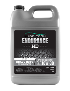 Lube-Tech Endurance Heavy Duty Synthetic Blend 10W-30 CK-4 Diesel Engine Oil – 1 Gallon – Case of 4