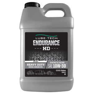 Lube-Tech Endurance Heavy Duty Synthetic Blend 10W-30 Diesel Oil CK-4 – 5 Gallons (2x2.5 Gal Bottles)