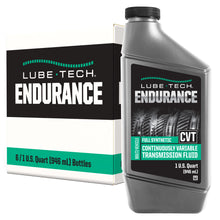 Load image into Gallery viewer, Lube-Tech Endurance Full Synthetic CVT Fluid – Continuously Variable Transmission Fluid – Multi-Vehicle – 1 Quart – Case of 6
