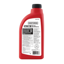 Load image into Gallery viewer, CRAFTSMAN 5W-30 Full Synthetic Automotive Engine Oil – 6 Quarts (CMXOKLT201159-6)
