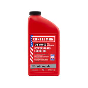 CRAFTSMAN 5 Quart 10W-40 Full Synthetic Oil Change Kit Fits Honda CBR900RR, GL1800 Gold Wing
