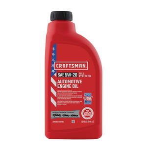 CRAFTSMAN 6 Quart 5W-20 Full Synthetic Oil Change Kit Fits Select Chrysler 200, 300, Town & Country 3.6L Vehicles