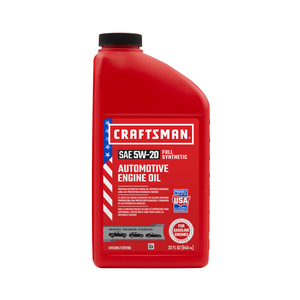 CRAFTSMAN 6 Quart 5W-20 Full Synthetic Oil Change Kit Fits Select Jeep® Cherokee 3.2L, Grand Cherokee, Wrangler 3.6L