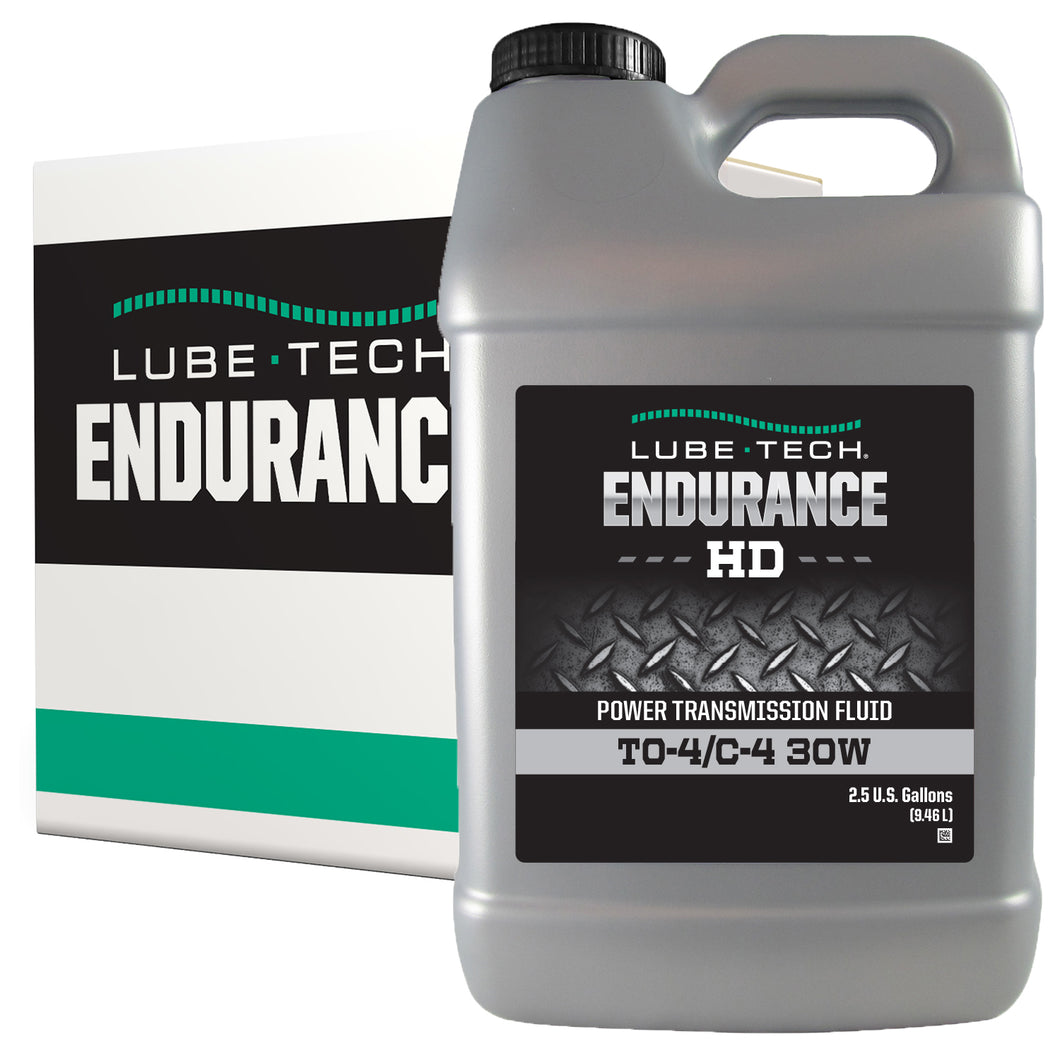 Lube-Tech Endurance Heavy Duty Power Transmission & Drive Train Fluid – Compatible With Caterpillar, Komatsu – TO-4/C-4 – 5 Gallons (2x2.5 Gal Bottles)