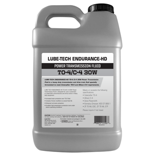 Lube-Tech Endurance Heavy Duty Power Transmission & Drive Train Fluid – Compatible With Caterpillar, Komatsu – TO-4/C-4 – 5 Gallons (2x2.5 Gal Bottles)