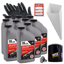 Load image into Gallery viewer, Factory Racing Parts Oil Change Kit For Dodge Viper 8.0L V10 2000-2002 10W-30 Full Synthetic Oil - 10 Quarts
