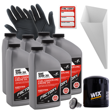 Load image into Gallery viewer, Factory Racing Parts Oil Change Kit For Dodge Ram 2500 1994-1998, 2000-2003/3500 1994-2003 8.0L 10W-30 Full Synthetic Oil - 6 Quarts
