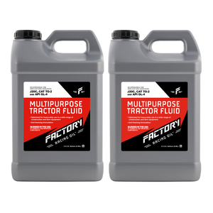 Factory Racing Oil 214802 Twin Pack Multipurpose Tractor Fluid - 5 Gallons (2x2.5 Gal bottles)