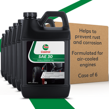 Load image into Gallery viewer, Castrol SAE 30 Small Engine Oil For 4-Cycle Engines – Protects Against Rust &amp; Corrosion – Formulated For Air-Cooled Engines - 48oz
