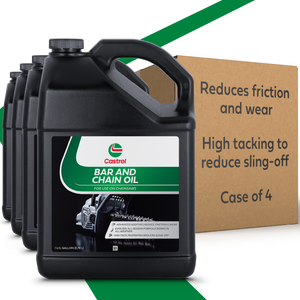 Castrol Bar & Chain Oil For Chainsaws – Reduces Friction & Wear – All Season Formula – High-tacking to Reduce Sling-Off – 1gal