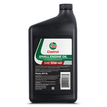 Load image into Gallery viewer, Castrol SAE 10W40 Small Engine Oil For Use in Outdoor Power Equipment, Lawn Mowers, Generators, and More with 4-Cycle Engines – 1 Quart
