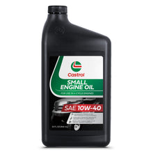 Load image into Gallery viewer, Castrol SAE 10W40 Small Engine Oil For Use in Outdoor Power Equipment, Lawn Mowers, Generators, and More with 4-Cycle Engines – 1 Quart
