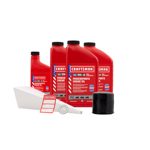 CRAFTSMAN 3.5 Quart 10W-40 Full Synthetic Oil Change Kit Fits Honda CBR600, CB750, VFR800, CB1000R, CBR1000RR