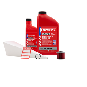 CRAFTSMAN 1.5 Quart 10W-40 Full Synthetic Oil Change Kit Fits Honda CRF450R, CRF450RX, CRF450RWE