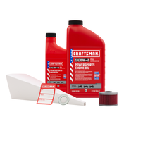 Load image into Gallery viewer, CRAFTSMAN 1.5 Quart 10W-40 Full Synthetic Oil Change Kit Fits Honda NX250 1988-1990
