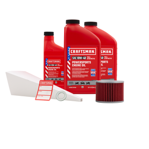 CRAFTSMAN 2.5 Quart 10W-40 Full Synthetic Oil Change Kit Fits Honda CB350F 1973-1974