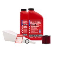 Load image into Gallery viewer, CRAFTSMAN 2 Quart 10W-40 Full Synthetic Oil Change Kit Fits Kawasaki KL250, KL250 KLR250
