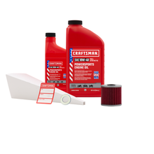 Load image into Gallery viewer, CRAFTSMAN 1.5 Quart 10W-40 Full Synthetic Oil Change Kit Fits Kawasaki KLT200, KLT250

