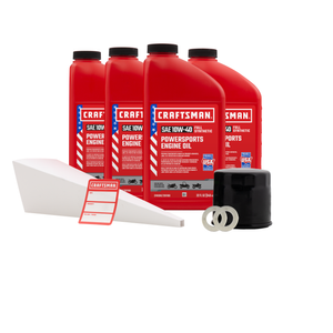 CRAFTSMAN 4 Quart 10W-40 Full Synthetic Oil Change Kit Fits Suzuki® VLR1800 / M109R Boulevard