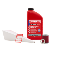 Load image into Gallery viewer, CRAFTSMAN 1 Quart 10W-40 Full Synthetic Oil Change Kit Fits Suzuki® DR125SE, DR200S, RV200
