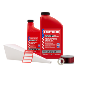 CRAFTSMAN 1.5 Quart 10W-40 Full Synthetic Oil Change Kit Fits Suzuki® GN250, GZ250 Marauder