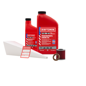 CRAFTSMAN 1.5 Quart 10W-40 Full Synthetic Oil Change Kit Fits Suzuki® RMX450Z, RM-Z450