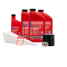 Load image into Gallery viewer, CRAFTSMAN 3.5 Quart 10W-40 Full Synthetic Oil Change Kit Fits Suzuki® C90/C90T Boulevard
