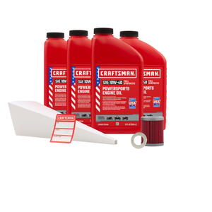 CRAFTSMAN 4 Quart 10W-40 Full Synthetic Oil Change Kit Fits Suzuki® LT 4WD, LT-F300F King Quad