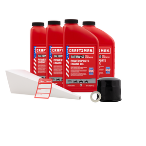 CRAFTSMAN 4 Quart 10W-40 Full Synthetic Oil Change Kit Fits Suzuki® GSX-R750