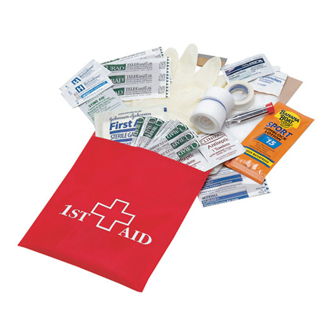 Kwik Tek FAK-2 First Aid Kit, Waterproof, Hook & Loop Mount