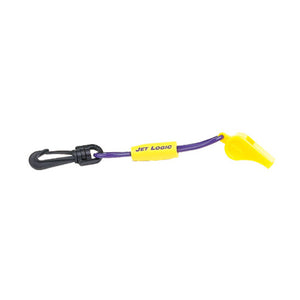 Kwik Tek W-1 Whistle with Lanyard Purple/Yellow