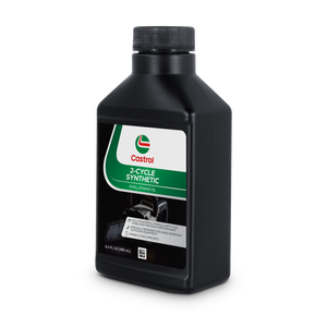 Castrol 2 Cycle Full Synthetic Oil – Small Engine Formula – 50:1 Mix Ratio – Includes Fuel Stabilizer – 6.4oz
