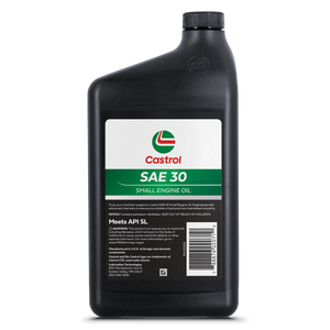 Castrol SAE 30 Small Engine Oil For 4-Cycle Engines – Protects Against Rust & Corrosion – Formulated For Air-Cooled Engines - 32oz