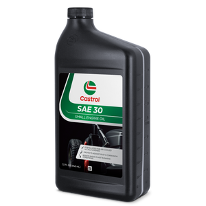 Castrol SAE 30 Small Engine Oil For 4-Cycle Engines – Protects Against Rust & Corrosion – Formulated For Air-Cooled Engines - 32oz