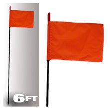 Load image into Gallery viewer, FireStik Fire Stick with Orange Safety Flag - 6FT Multiple Colors
