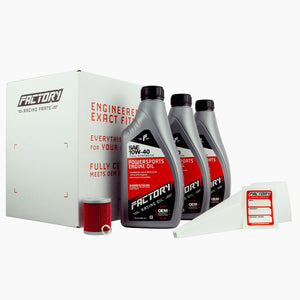 Factory Racing Parts SAE 10W-40 3 Quart Oil Change Kit For Suzuki Quadsport Z-250