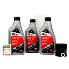 Load image into Gallery viewer, Factory Racing Parts SAE 10W-40 3 Quart Oil Change Kit For Kawasaki Ninja / Versys
