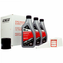 Load image into Gallery viewer, Factory Racing Parts SAE 10W-40 3 Quart Oil Change Kit For Kawasaki Ninja 650R
