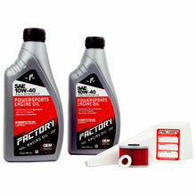 Load image into Gallery viewer, Factory Racing Parts SAE 10W-40 2 Quart Oil Change Kit For Kawasaki KLX110, KLX140
