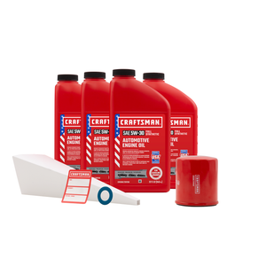 CRAFTSMAN 4 Quart 5W-30 Full Synthetic Oil Change Kit Fits Select Toyota Camry, Celica, Corolla, Prius, Solara Vehicles