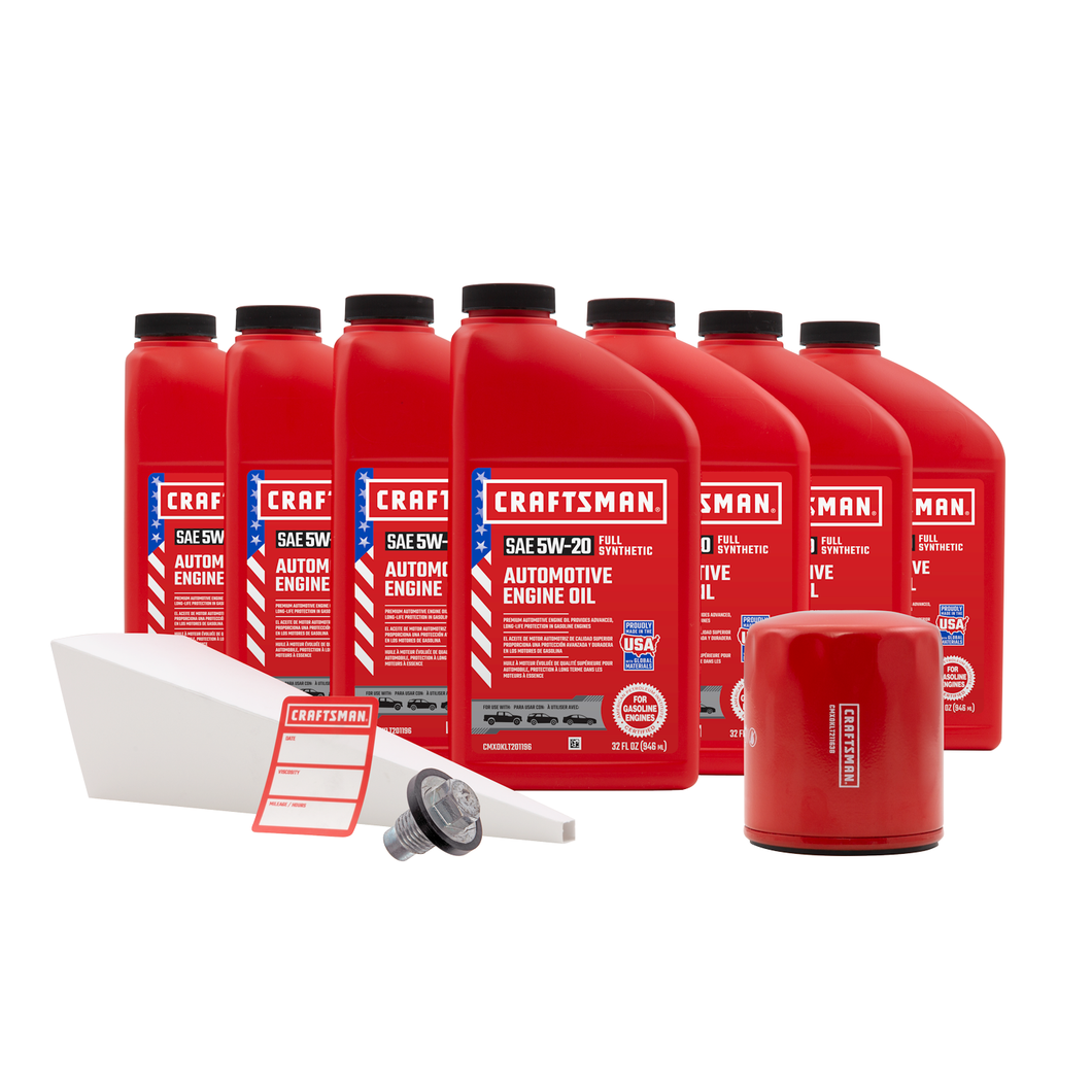 CRAFTSMAN 7 Quart 5W-20 Full Synthetic Oil Change Kit Fits Select Ram® 1500, 2500, 3500 5.7L Vehicles