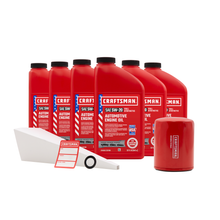 Load image into Gallery viewer, CRAFTSMAN 6 Quart 5W-20 Full Synthetic Oil Change Kit Fits Select Ford® F-150, Taurus, Mercury® Sable Vehicles
