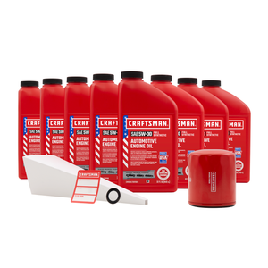 CRAFTSMAN 8 Quart 5W-30 Full Synthetic Oil Change Kit Fits Select Ford® E-350, F-250, F-350 Super Duty Vehicles