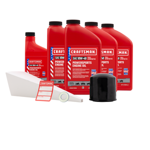 CRAFTSMAN 4.5 Quart 10W-40 Full Synthetic Oil Change Kit Fits Kawasaki VN700 Vulcan, VN750 Vulcan